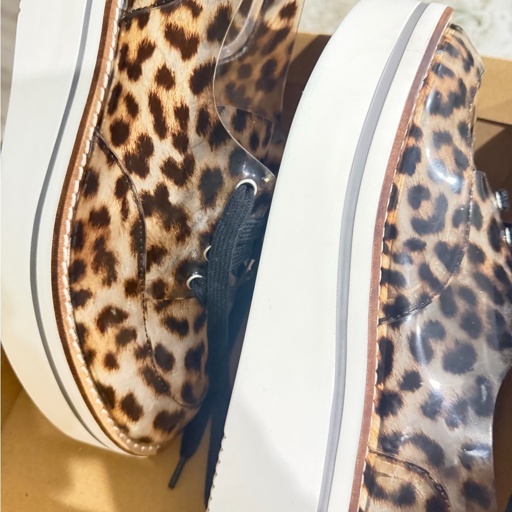 Jessica Simpson platform Leopard Print Sneakers